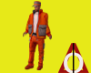 Orange fall suit