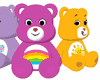 3 Teddy Care Bears