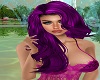 dark purple hair