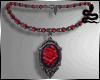 VIPER ~ Necklace RedRose