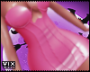 Pink Pvc Mini Dress