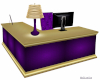Purple/Gold Ofc Desk
