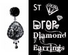 ST Drop Diamond Earrings
