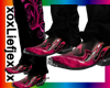 [L] Pink Flame Boots