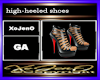 high-heeled shoes