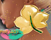 <P>Gold Leaf Earrings