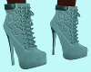 Teal Heart boots