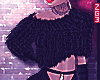 2G3. The Fur Sweater BLK