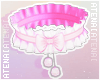 â Ruffle Choker White