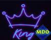 Neon King Sign