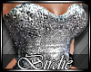 Silver Glitter Gown