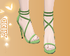 Gardenia Green Heels