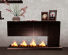 Winter Loft Fireplace