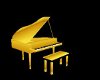gold animated piano