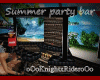 Summer party bar