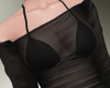 Black Sheer Top