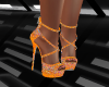 Sexy Orange Party Shoes