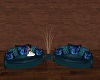 Teal Wolf Chairs w/poses