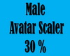 Male Avatar Scaler 30%