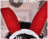 $K Christmas Bunny Ears