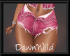 Sexy Pink Denim Shorts