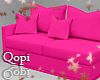 Deep Pink Couch