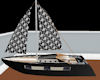 Black Sailing Yacht