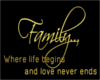 Family sign