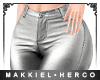 !LLT Pudge Silver Jeans