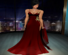 TEF RED GOLD JEWEL GOWN