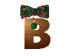 Oversized "B" Ornament