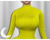 Yellow Turtleneck Dress