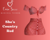 She's Country Red