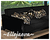 Lux Black Modern Couch