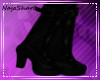 black school girl boots