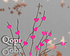 Valentine Deep Pink Vase