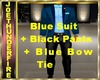 Suit Black pants Tie
