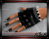PVC Spiked Gloves - Blk