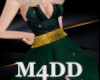 M4DD - Emerald Gold Gown