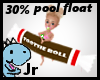 30% tootsie roll floatie