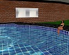 brick-home with pool