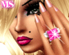 Pink Diamond Ring