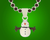 Cute Snowman Necklace