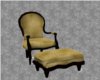 Ebony Gold Chair