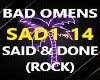 BAD OMENS- SAID & DONE