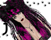 yosie dreads black pink