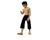 Incoming Call Male Pose