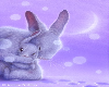 cuddly bunny background