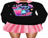 Pink Stitch Dress M