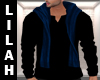 *L* Black-Blue Sweater